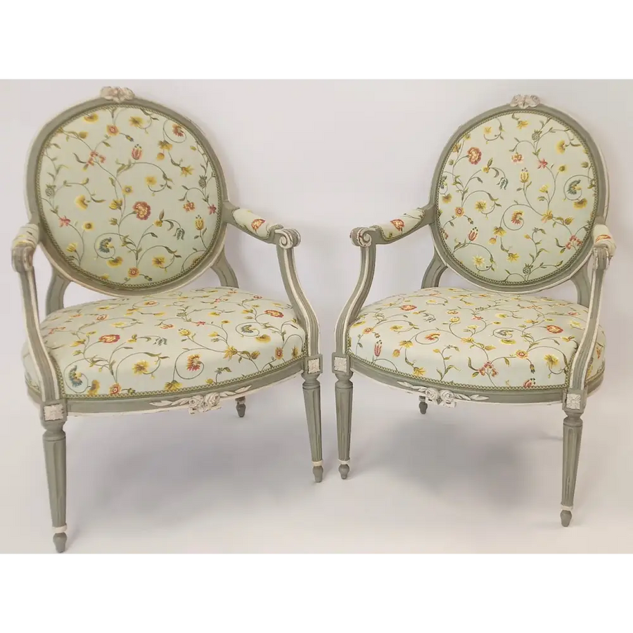 Paar Sessel Louis XVI ca. 1780 - Sessel