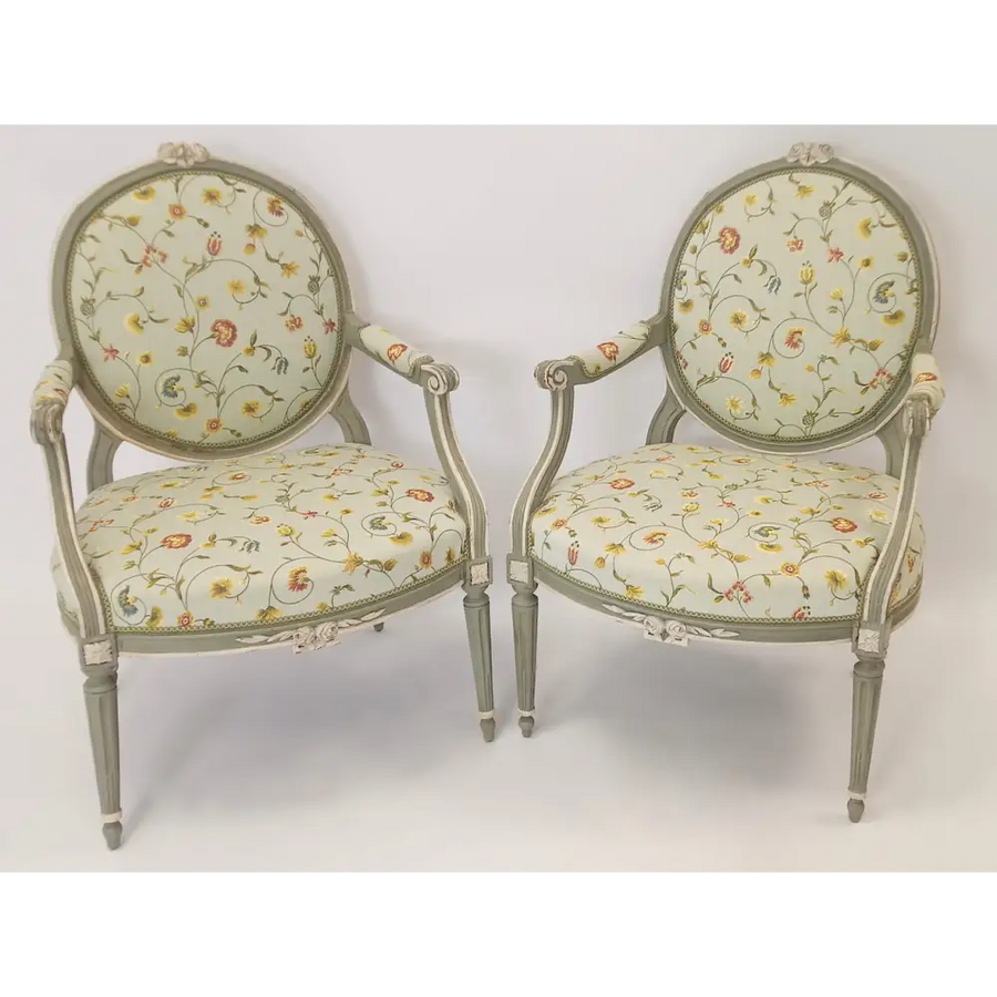 Paar Sessel Louis XVI ca. 1780 - Sessel
