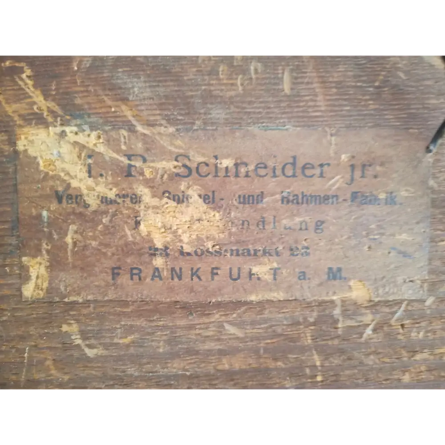 Spiegel um 1900 Kunsthandlung J.P. Schneider - Möbel