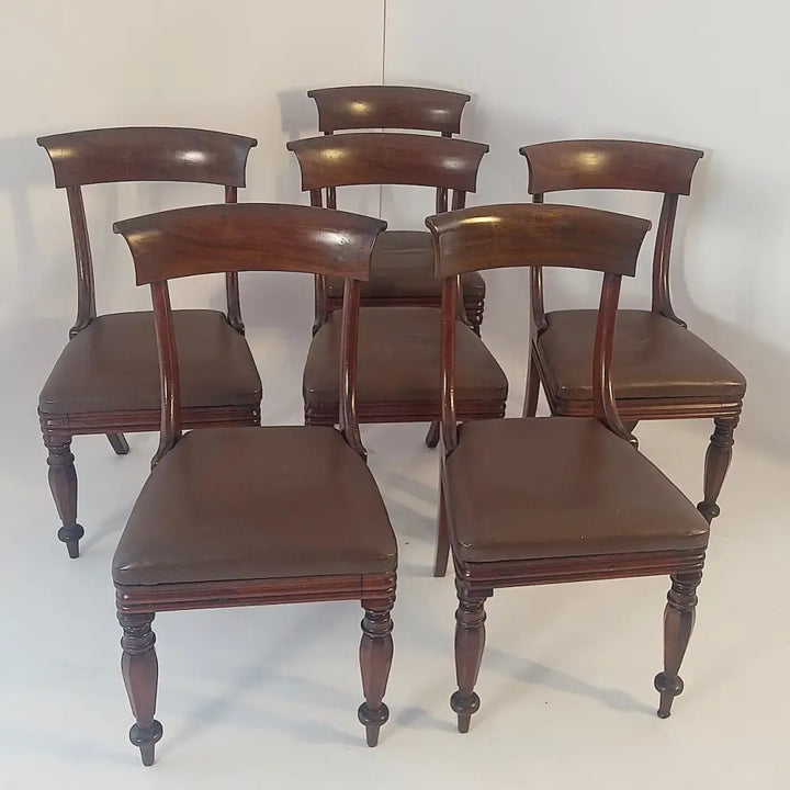 Eleganter Satz Mahagoni-Stühle England - Stühle