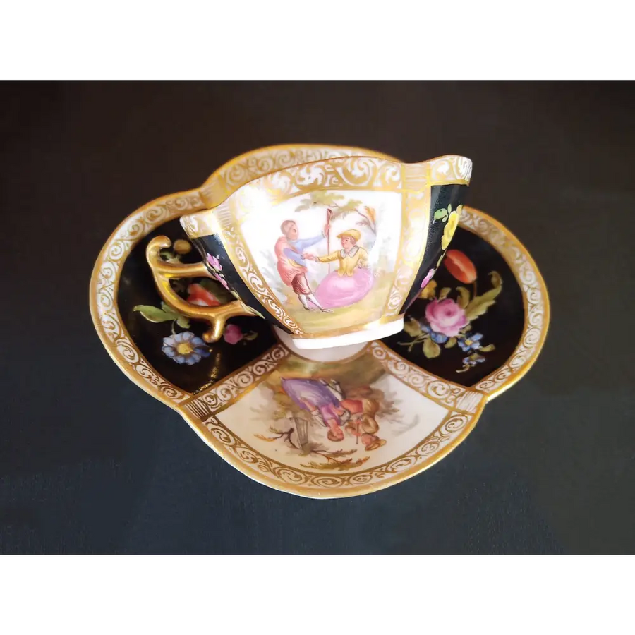 Tasse und Untertasse von Helena Wolfsohn um 1890