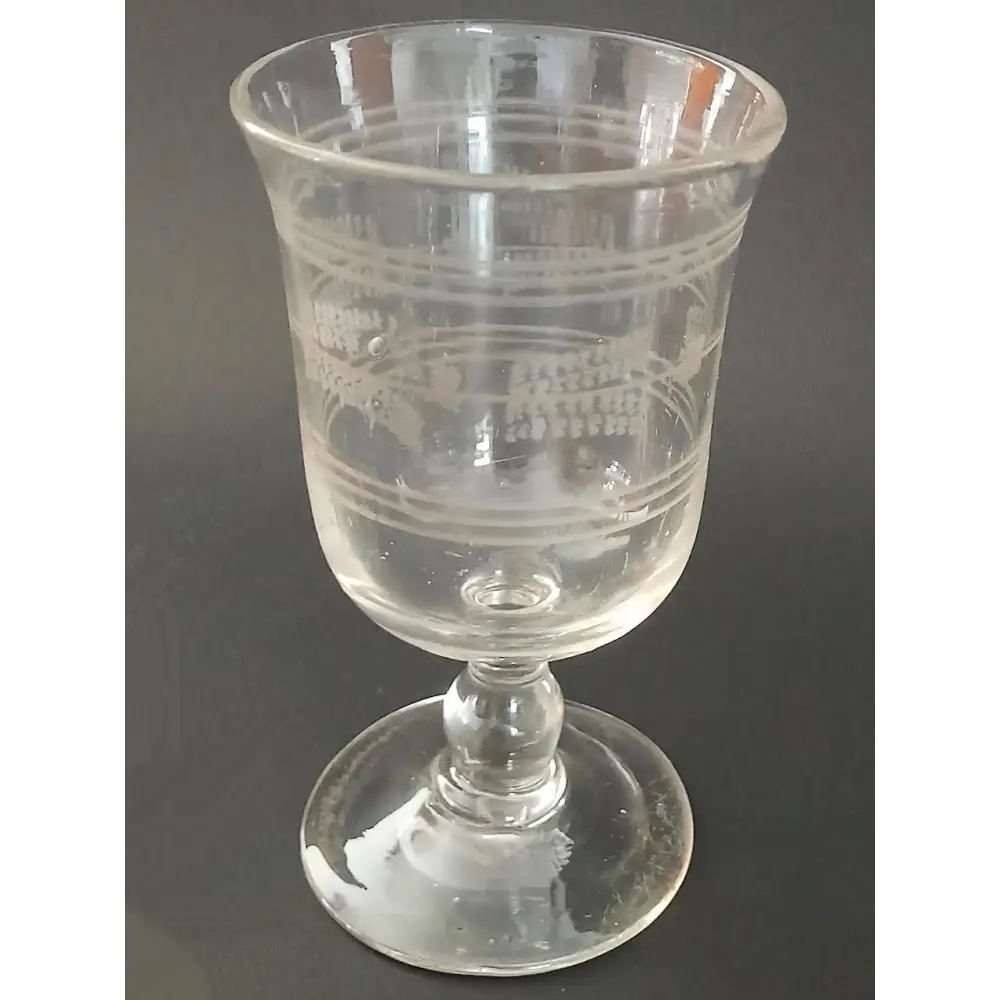 Set aus 11 Weingläsern in Tulpenform um 1860 - Sammlerstücke