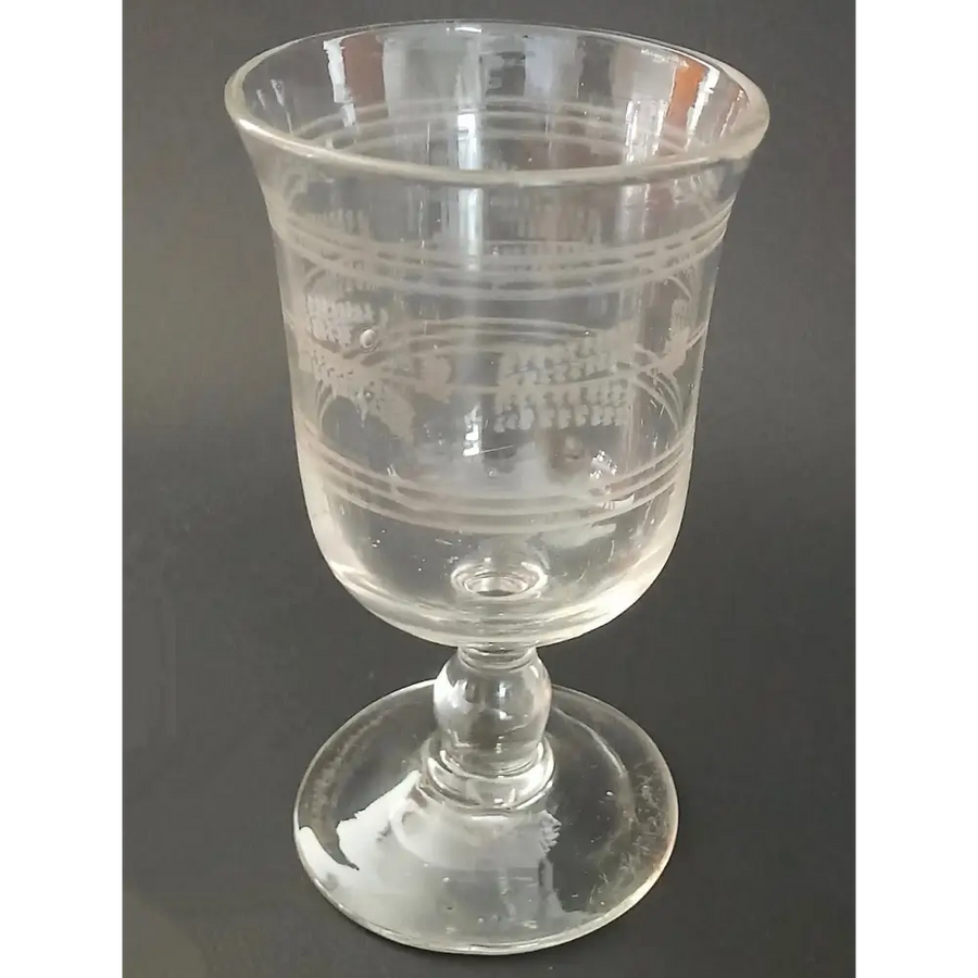 Set aus 11 Weingläsern in Tulpenform um 1860 - Sammlerstücke